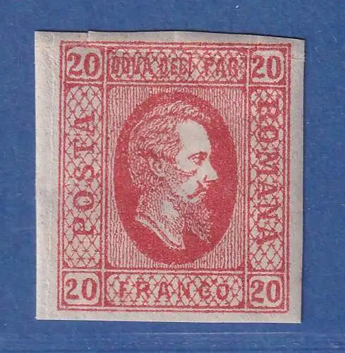 Rumänien 1865 Fürtst Cuza 20 Par. rot Mi.-Nr.13x ungebraucht *