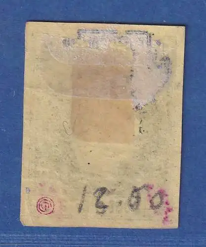 Rumänien 1866 Fürst Karl I. 2 Par. Mi.-Nr. 14y gestempelt