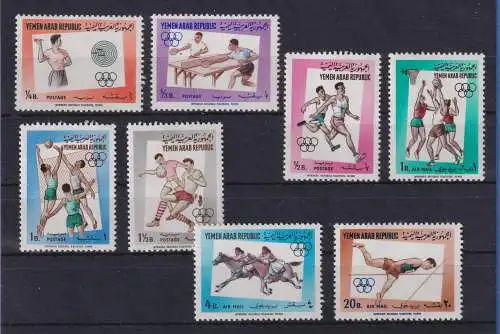 Jemen Nordjemen 1964 Sport Mi.-Nr. 336-43 A  ** 