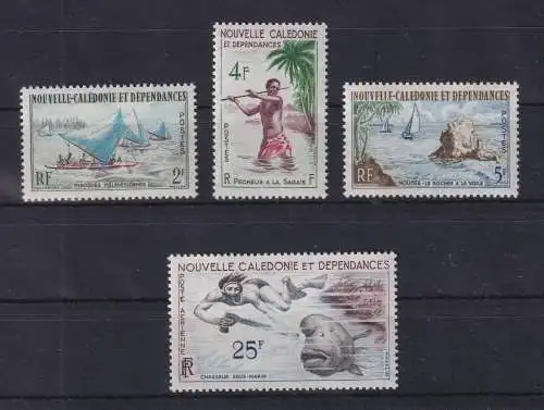 Neukaledonien 1962 Mi.-Nr. 378-81  postfrisch **
