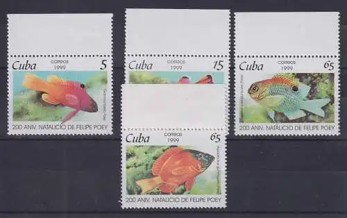 Kuba 1999 Fische  Mi.-Nr. 4205-08 Satz kpl **
