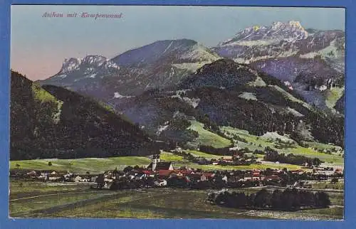 Alte AK Aschau mit Kapenwand ungelaufen um 1900-1920