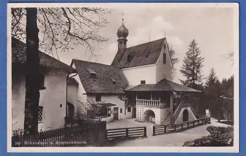 Alte AK Bayern Birkenstein Gnadenkapelle gelaufen um 1937