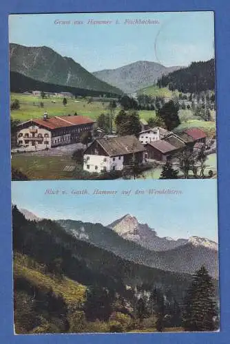Alte AK Bayern Gruss aus Hammer bei Fischbachau, Wendelstein, O Schliersee 1912