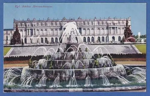 Alte AK Bayern Schloss Herrenchiemsee ungelaufen 