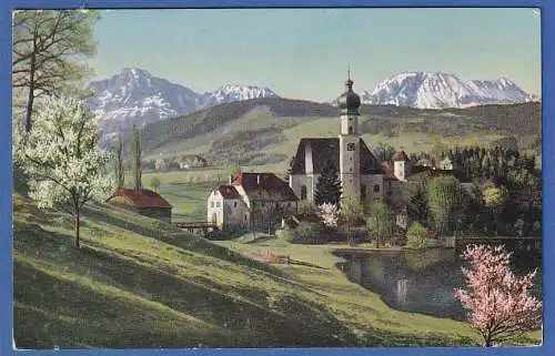 Alte AK Bayern Kloster Höglwörth ungelaufen um 1920