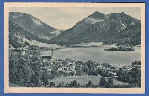 Alte AK Bayern Schliersee gegen Jägerkamp und Brecherspitz, ungelaufen 