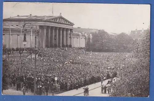 Alte AK München Königsplatz Festakt Landesschießen 1920 vor Antikensammlung ung.
