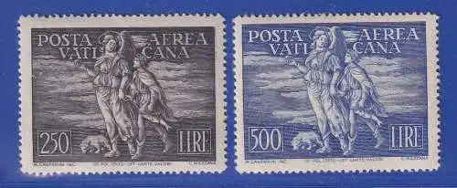 Vatikan 1948 Flugpost Erzengel Raphael geleitet Tobias Mi.-Nr. 147-148 ** / MNH