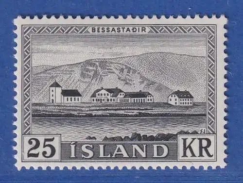 Island 1957 Bessastadir (Sitz des Präsidenten) Mi.-Nr. 319 **