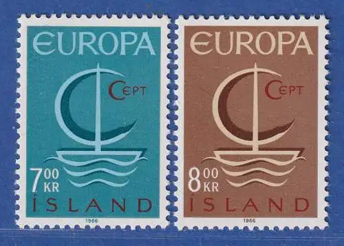 Island 1966 Europa, Boot Mi.-Nr. 404-05 Satz kpl. **