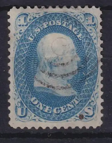 USA 1861  Franklin 1 Cent Mi.-Nr. 16 zart gestempelt, gut zentriert !