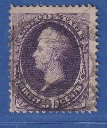 USA 1887 90 Cent Hazard Perry  Mi.-Nr. 59 gestempelt 