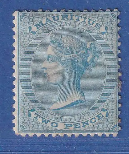 Mauritius 2 Pence blau mi.-Nr. 28b ungebraucht *