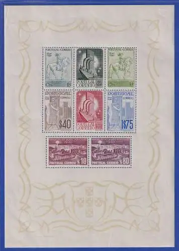 Portugal 1940 National-Ausstellung Mundo Português Mi.-Nr. Block 2 ungebraucht *