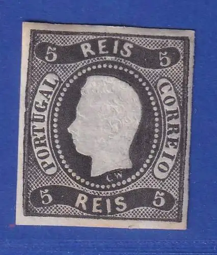 Portugal 1866 König Luis I. 5 Reis Mi.-Nr. 17 ungebraucht *