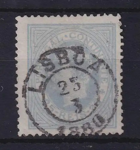 Portugal 1880 König Luis I. 25 Reis Mi.-Nr. 50 C  O LISBOA