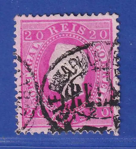 Portugal 1884 König Luis I. 20 Reis Mi.-Nr. 60 B gestempelt