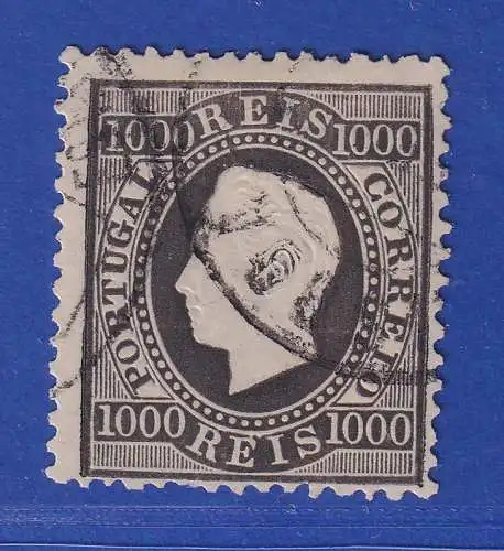 Portugal 1884 König Luis I. 1000 Reis Mi.-Nr. 61 B gestempelt