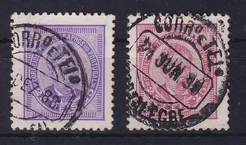 Portugal 1887 König Luis I. 25 Reis  Mi.-Nr. 63 a / b  gestempelt