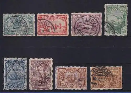 Portugal 1898 Seeweg nach Indien / Vasco da Gama  Mi.-Nr. 138-145 Satz O