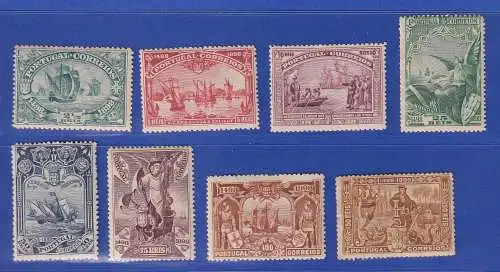 Portugal 1898 Seeweg nach Indien / Vasco da Gama  Mi.-Nr. 138-145 ungebraucht *