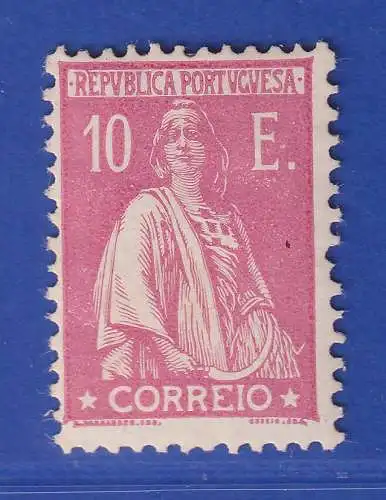 Portugal 1924 Ceres 10 Escudos Mi.-Nr. 297 ungebraucht *