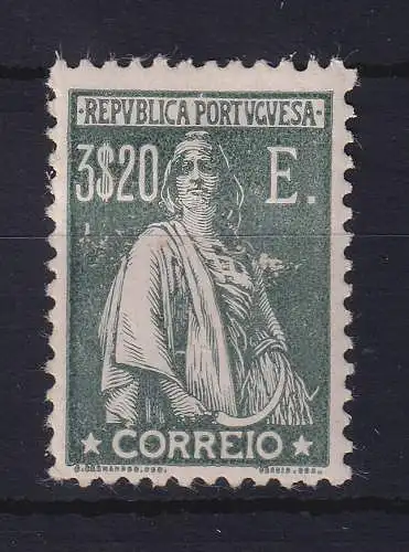 Portugal 1924 Ceres 3,20 Escudos Mi.-Nr. 295 ungebraucht *