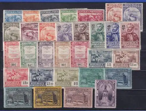 Portugal 1924 Luis de Camoes Mi.-Nr. 316-345 Satz kpl. ungebraucht *