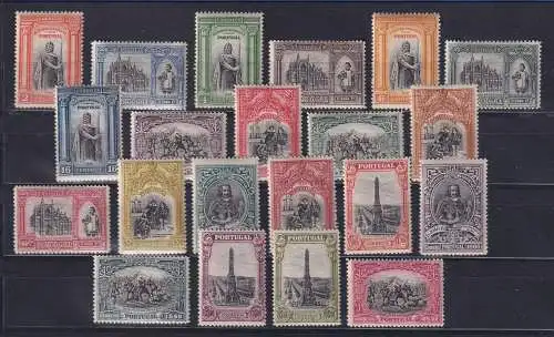 Portugal 1926 Geschichte Portugals Mi.-Nr. 385-405 Satz kpl. ungebraucht *