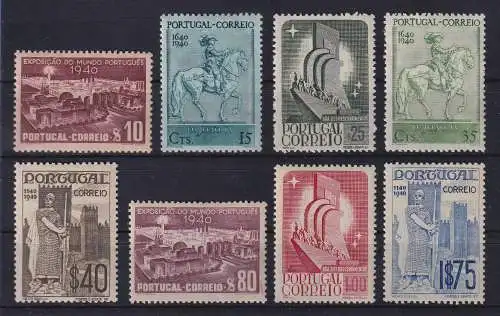 Portugal 1940 National-Ausstellung Mundo Português Mi.-Nr. 614-621 ungebraucht *