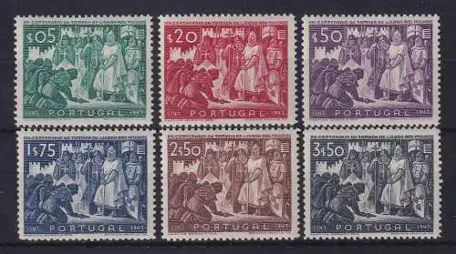 Portugal 1947 Reconquista  Mi.-Nr. 714-719 Satz kpl. ungebraucht *