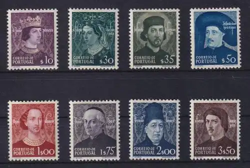 Portugal 1949 Dynastie Avis Mi.-Nr. 730-737 Satz kpl. ungebraucht *