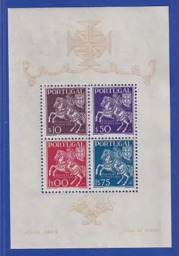 Portugal 1944 Briefmarkenausstellung  Mi.-Nr. Block 5 ungebraucht *