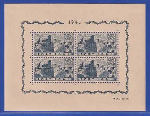 Portugal 1946 Portugiesische Burgen  Mi.-Nr. Block 10 ungebraucht *
