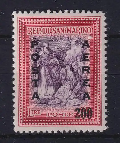 San Marino 1948 Flugpostmarke  Mi.-Nr. 403 ungebraucht *