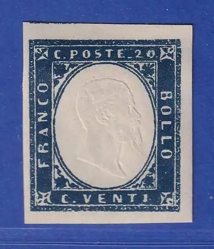 Alt-Italien Sardinien 1862 König Viktor Emanuel II. Mi.-Nr. 12a ungebraucht *