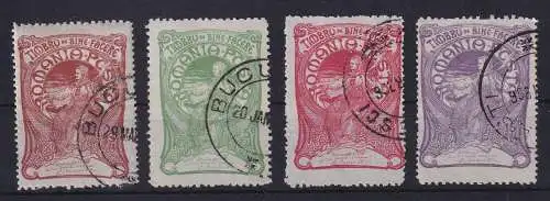 Rumänien 1906 Wohlfahrt  Mi.-Nr. 161-164 gestempelt