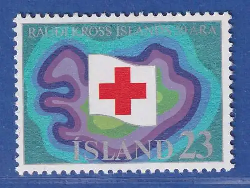 Island 1975 50 Jahre Rotes Kreuz Mi.-Nr. 509 ** 