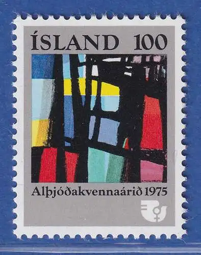 Island 1975 Internationales Jahr der Frau Mi.-Nr. 510 ** 