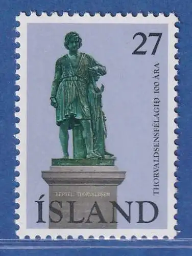 Island 1975 100 Jahre Thorvaldsen-Verein Mi.-Nr. 511 ** 