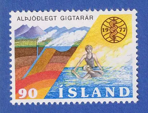 Island 1977 Bekämpfung des Rheumatismus Mi.-Nr. 526 ** 