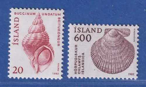 Island 1982 Einheimische Tiere Mi.-Nr. 576-77 Satz kpl. ** 