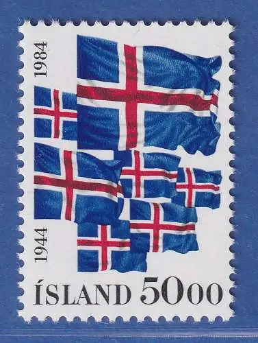 Island 1984 Landesflaggen Mi.-Nr. 617 ** 