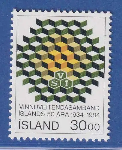 Island 1984 Arbeitgeberverband Mi.-Nr. 621 ** 
