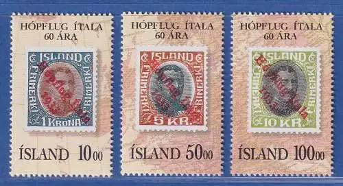 Island 1993 Tag der Briefmarke Mi.-Nr. 788-90 Satz kpl.** 