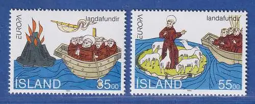 Island 1994 Europa, Entdeckungen und Erfindungen Mi.-Nr. 800-01 Satz kpl. ** 