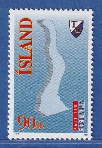 Island 1995 Stadt Seyoisfjörour Mi.-Nr. 819 ** 