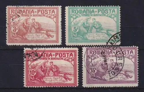 Rumänien 1906 Wohlfahrt  Mi.-Nr. 169-172 Satz kpl. gestempelt