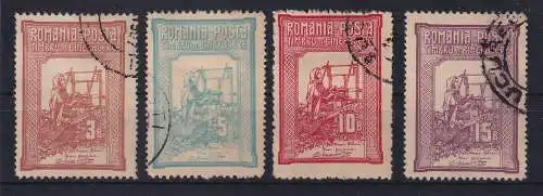 Rumänien 1906 Wohlfahrtsmarken  Mi.-Nr. 165-168 C Satz kpl. gestempelt